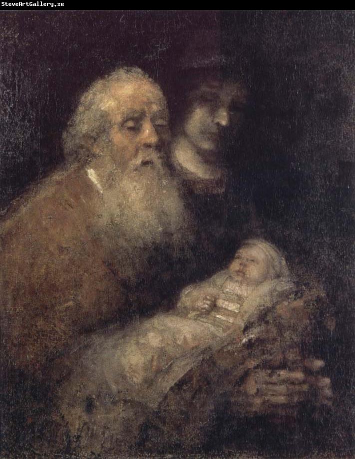 REMBRANDT Harmenszoon van Rijn Simeon with the Christ Child in the Temple